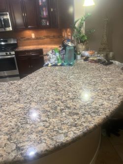 Granite kitchen counter top
