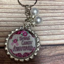 Breast Cancer Awareness Keychain