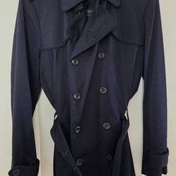 H&M Navy Blue Raincoat - 40R with extra buttons