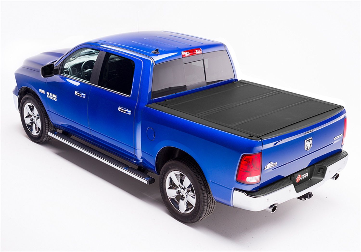 RealTruck BAKFlip MX4 (GEN 3) Hard Folding Tonneau Cover Fits 2019-2025 Ram 1500 NB 5 7 W/RB W/Silver Rails
