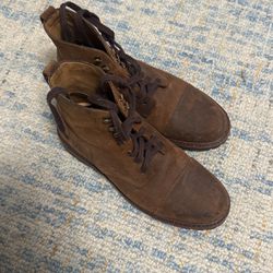 Leather Boots Size - US M 10