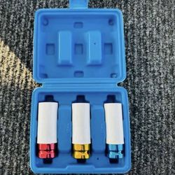 1/2” Deep Socket with Plastic Protective Sleeve (3-Piece)