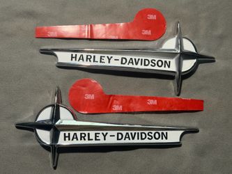 Harley Davidson Gas Tank Metal Emblems (New)
