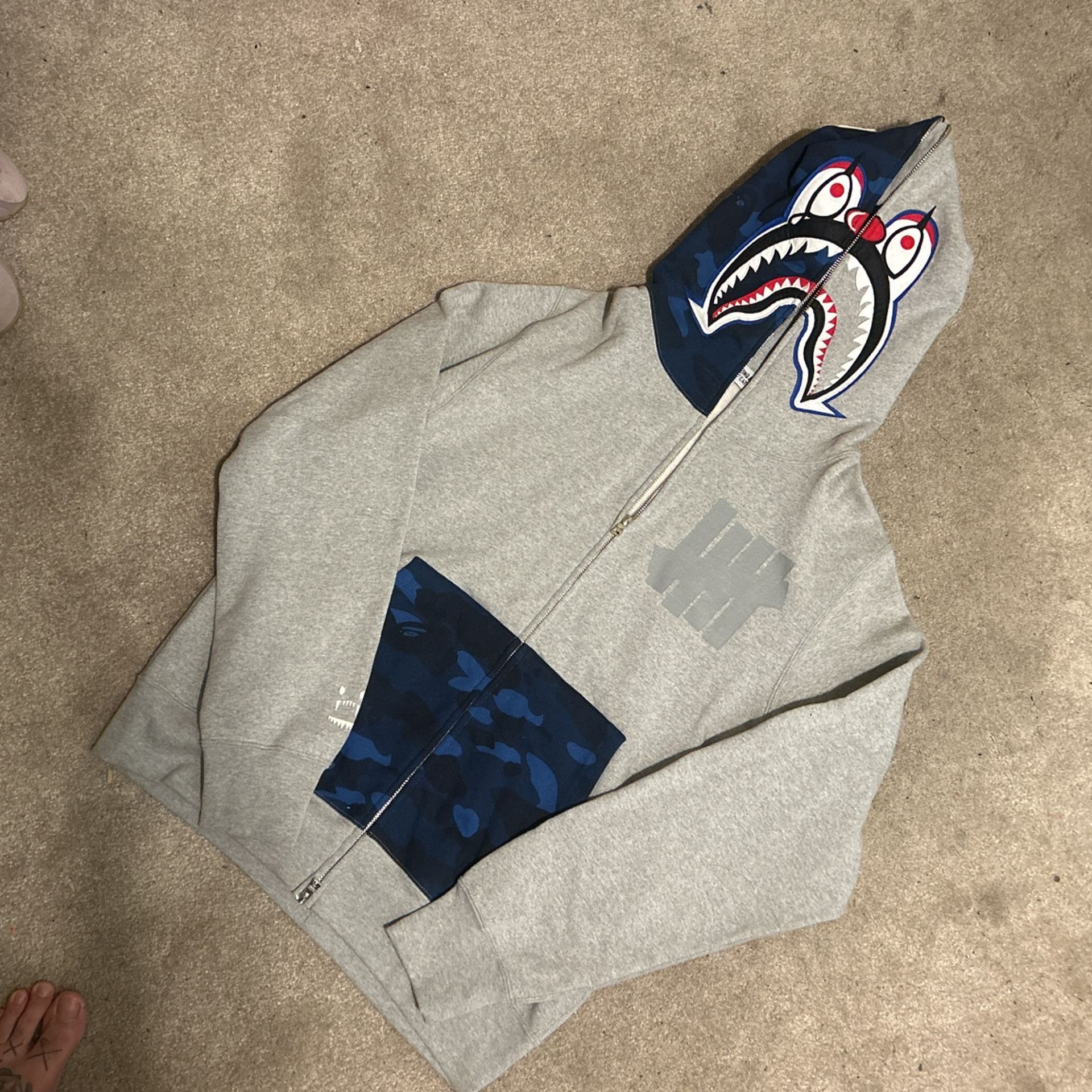 Bape Shark Hoodie Undefeated Men's L