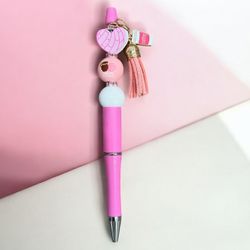 Cafecito Y Chisme Beaded Pen