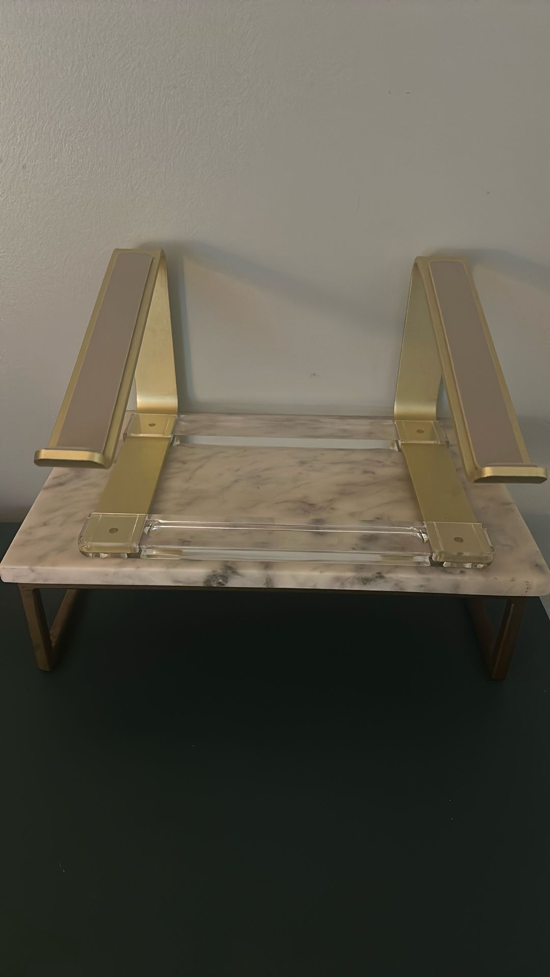 Gold computer Stand