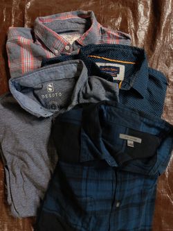 Like New Men's M Dress Shirts- $10