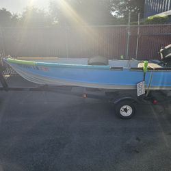 12 Ft Aluminum Boat And Trailer