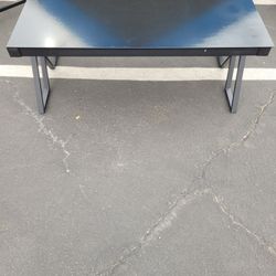 Block glass coffee table