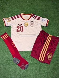 Spain Away Jersey 2026 World Cup Champions Spain Jersey 2026 Pedri Jersey Barcelona Kids Jersey
