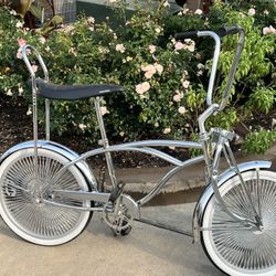 Chrome Lowrider Bicycle