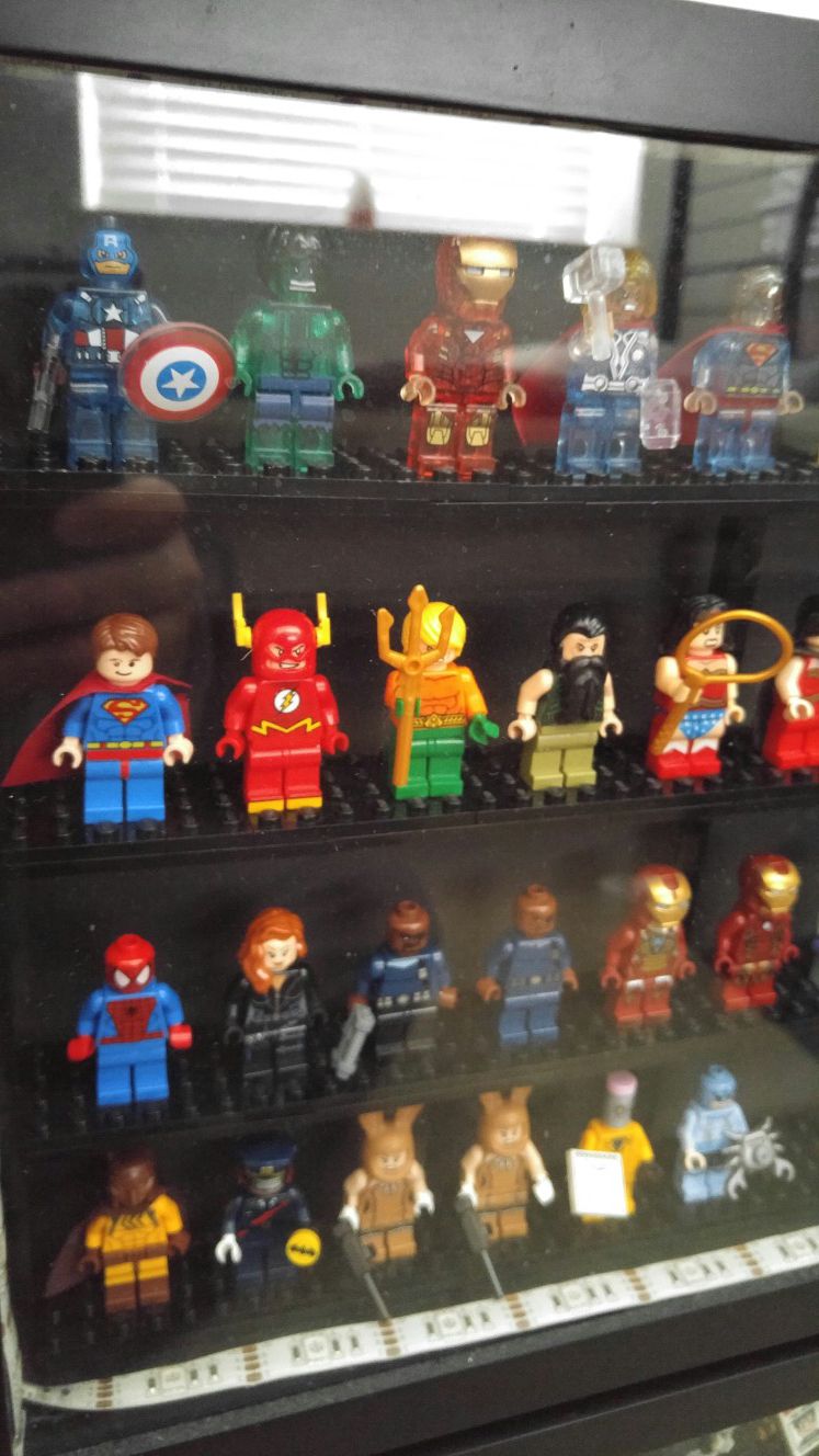 Lego DC Justice League, Marvel Avengers and Batman Movie Minifigures