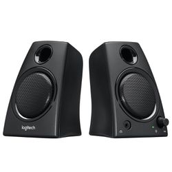 Logitech Z130 2 Piece Multimedia Stereo PC Laptop Computer Speakers (contact info removed)17-D