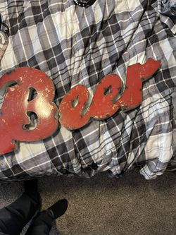 Metal Beer Sign