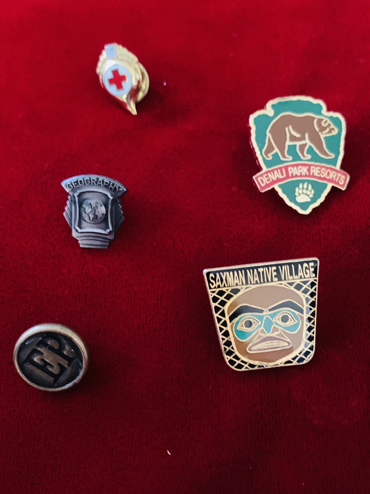 Five Vintage Pins Price Reduced @ $3 Each