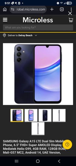 Samsung a15 locked to metro tmbole