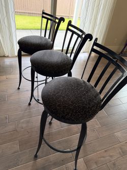 Set of 3 Heavy-Duty Bar Stools - $20 each!