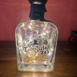Don Julio 70 Bottle With Lights Inside