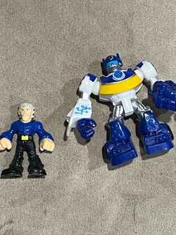 Transformers Rescue Bots Figures Lot Chase Police 3.5" Playskool & Chief