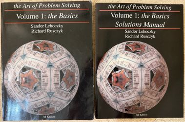 Art of Problem Solving (AoPS) Series Volume 1: the Basics, 7th Ed. Priced for Fast Sale!