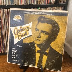 Johnny Cash Original Vinyl 33rpm