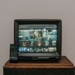 13” Emerson CRT TV w/ HDMI Conversion