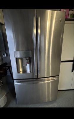 GE Profile Refrigerator Keurig 