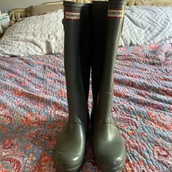 Hunter Boots Gray Size 9