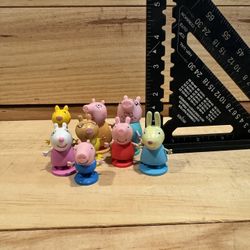 2003 Peppa Pig Figures Caketoppers