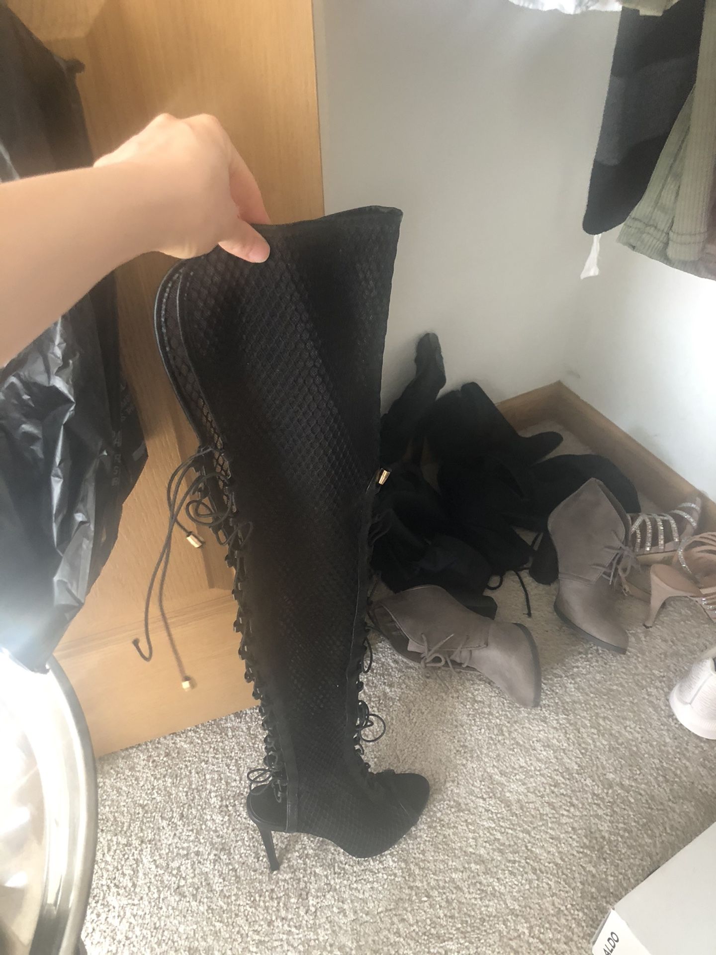 Womens thigh high boots