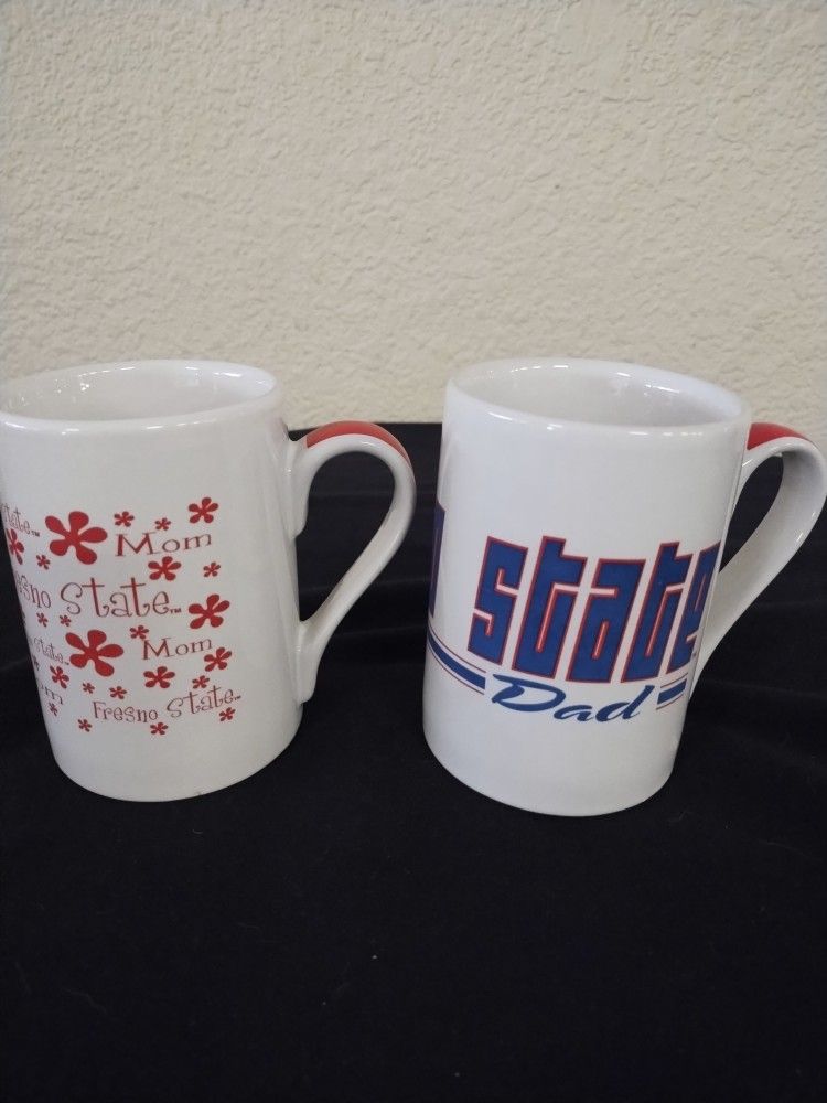 Fresno State Mom And Dad Mug Set