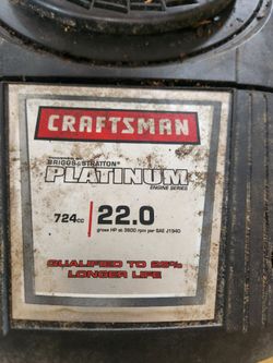 22HP Briggs n Stratton mower engine