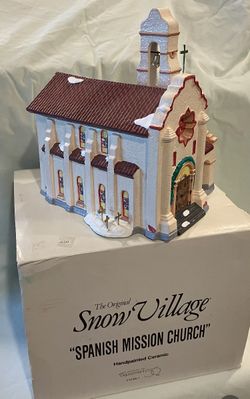 Dept 56 Snow Village Spanish Mission Church