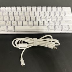 Dierya DK61SE Mechanical Keyboard (White) - Cord Included