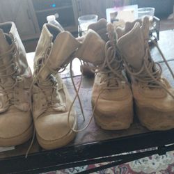 Military Boots Size 6 Medium