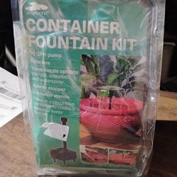 Smartpond Container Fountain Kit 2 70-gph Pump 3 Spray Options