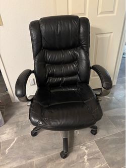 Office Chair black leather