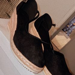 Black Wedges For Women 