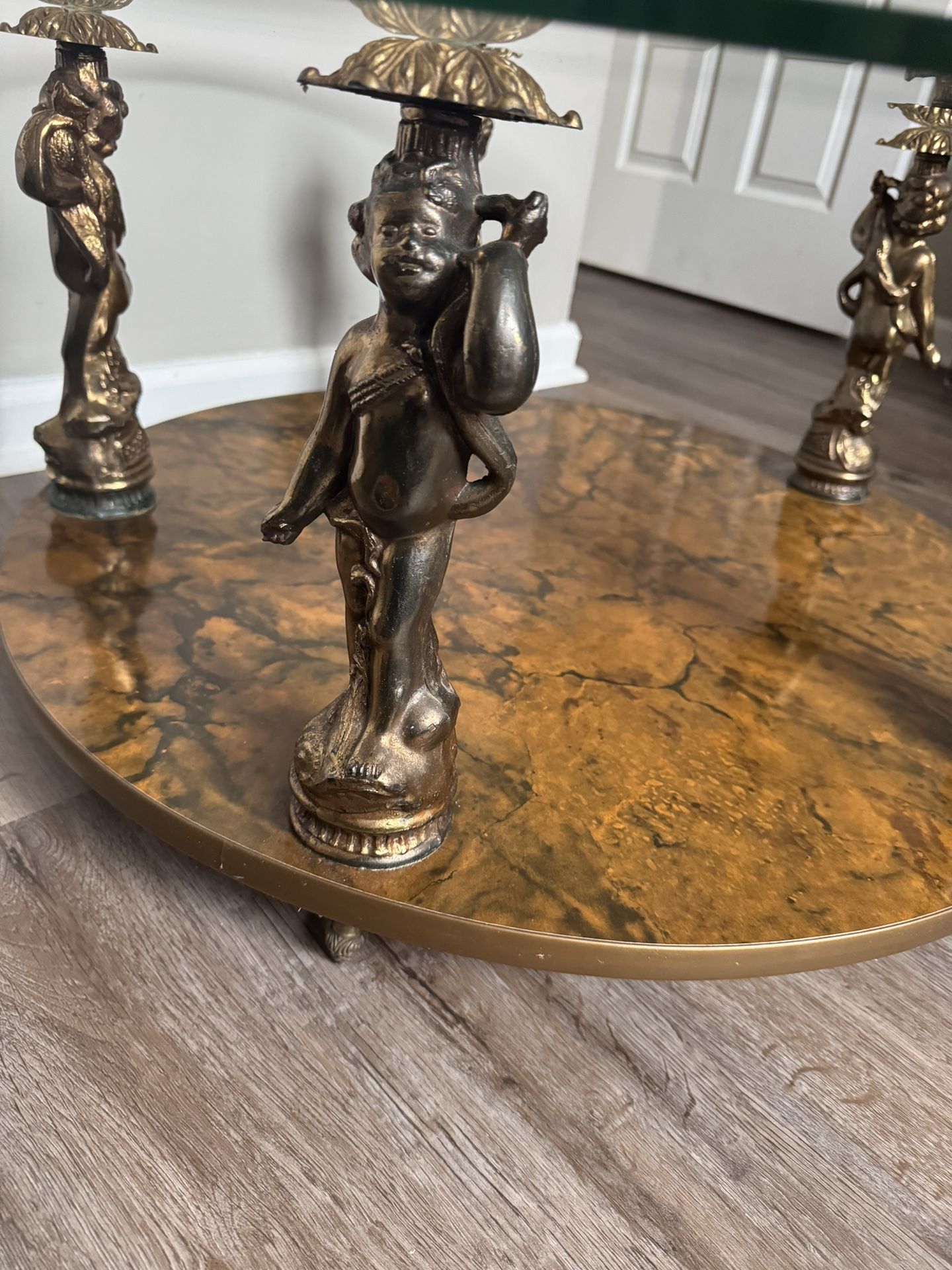 Antique Cherub Coffee Table