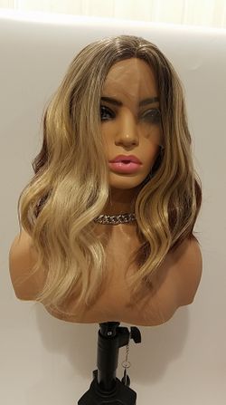 Lace Front Wig Gold Wavy BRAND NEW