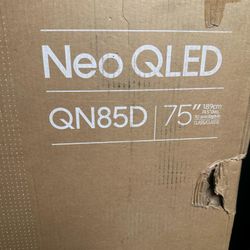 SAMSUNG 75-Inch Class QLED 4K QN85D Series Neo Quantum HDR Smart TV w/Dolby Atmos, Object Tracking Sound Lite, Motion Xcelerator, Real Depth Enhancer 