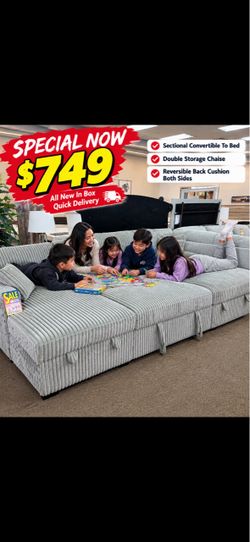 Super Comfy Sectional Pull Out Bed