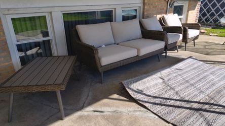 Five piece patio set