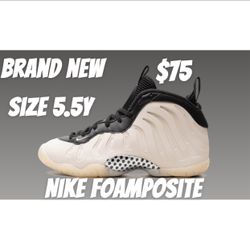 Nike Foamposite Brand New Size 5.5Y Penny Retro