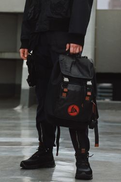 Itachi NWT Coach X MBJ Naruto Ranger Black Leather Backpack