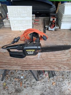 Electric chainsaw 10 inch blade works good 20 bucks