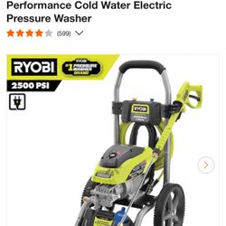 RYOBI 2500 PSI 1.2 GPM High Performance Cold Water Electric Pressure Washer