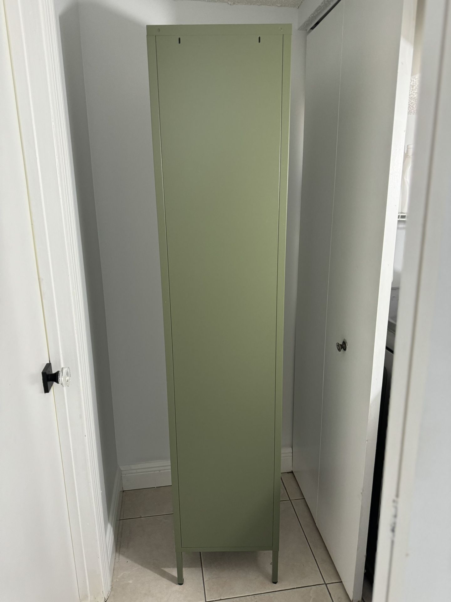 Gioia 4-Shelf Storage Cabinet - Olive Green (Like New)