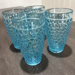 Hobnail Acrylic Drinking Glass - Set of 4
