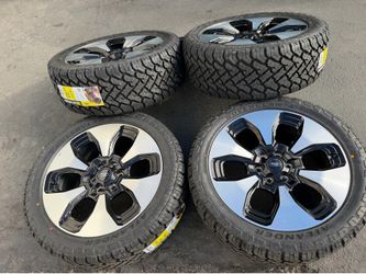 2026 Ford F-150 F150 22" OEM Rims Wheels & NEW Tires Lincoln Navigator Expedition Lightning Stealth King Ranch Platinum